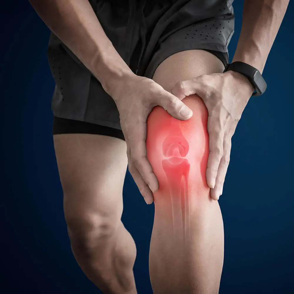 Knee joint pain needing musculoskeletal ultrasound